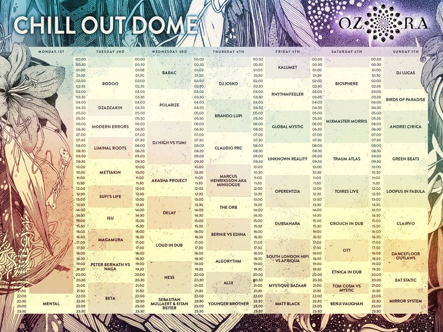 Ozora_2016_chill_out_dome_timetable